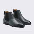 Modern Fancy Fashion Flat Ankle Length Chelsea Leather Boots For Men Winter